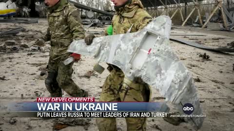 Putin travels to meet leaders of Iran, Turkey