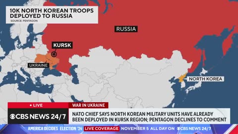 10 Thousand North Korean Troops Are Now Deployed In Russia