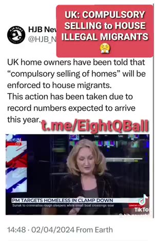 we are bonded slaves on a slave ship - forced selling of houses to house migrants - UK