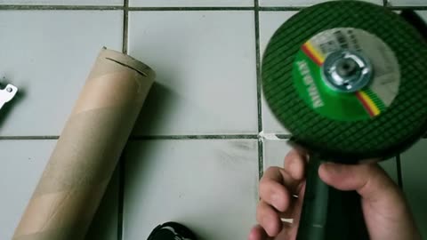 Mini Angle Grinder Testing Cut