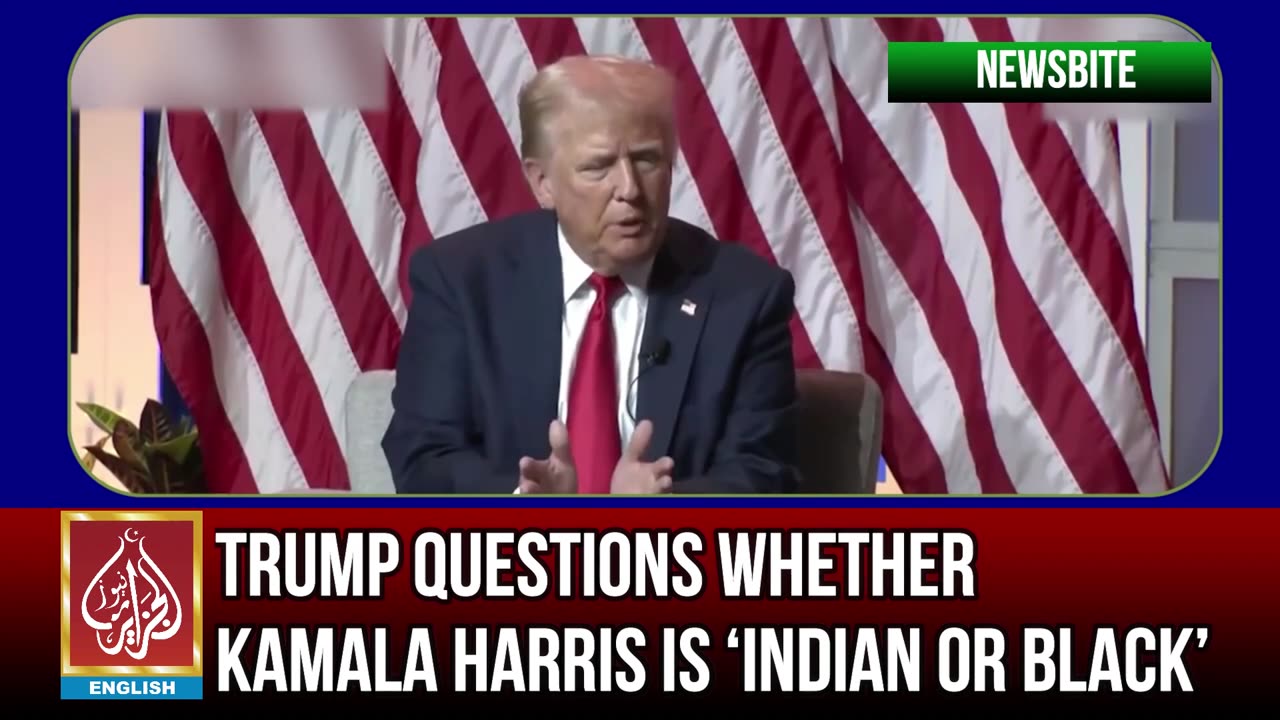 Trump Questions Whether Kamala Harris Is ‘Indian Or Black’ | AljazairNews