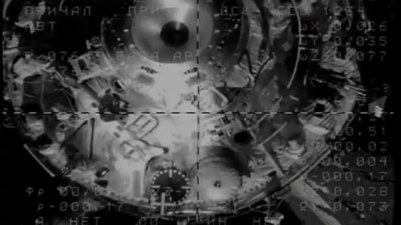 Crew dock to the space station