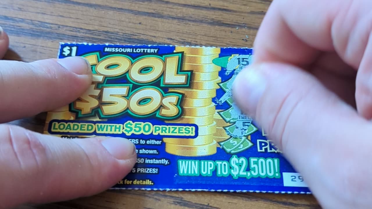 Will I win big . MO Lottery cool 50's