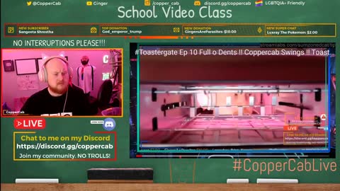 CopperCab reacts to videos being made from his livestream in livetime