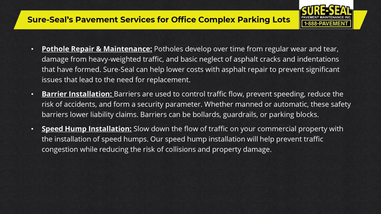 Parking Lot Paving Services For Office Complexes In The GTA