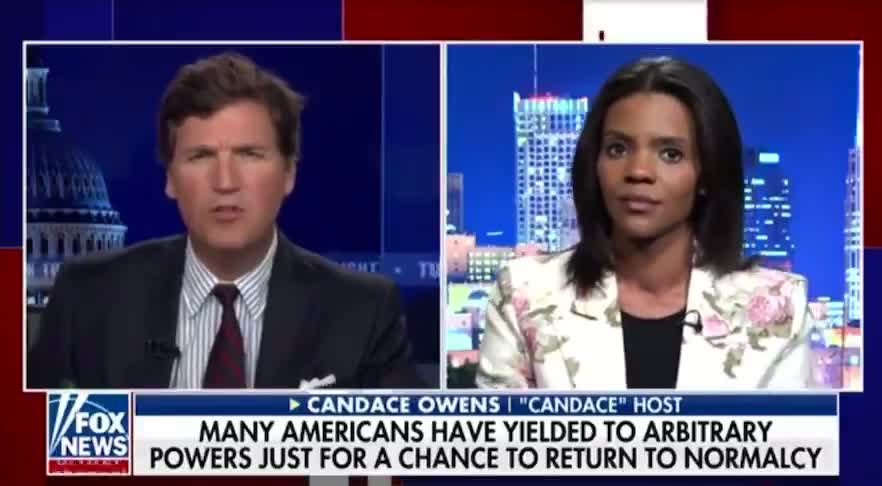 Candice Owens on Tucker Carlson vaccine segregation