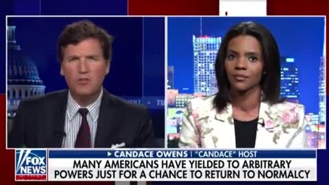 Candice Owens on Tucker Carlson vaccine segregation