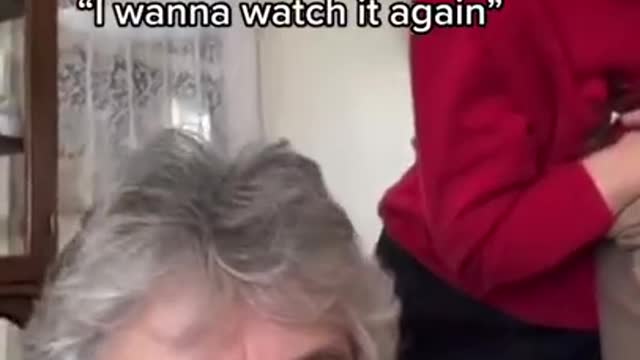 Grandma Gets Happy on Seeing Her Birthday Gift