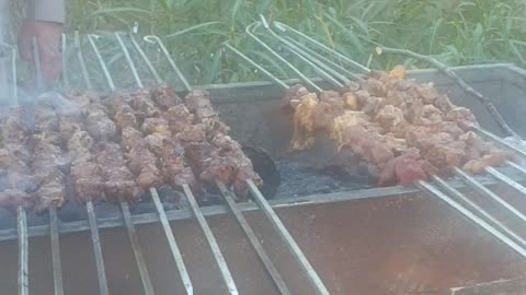 Bbq party with friends