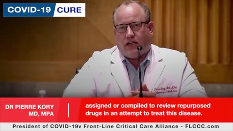 (Reminder) Ivermectin - Dr. Pierre Kory testifying in Senate hearing 2022