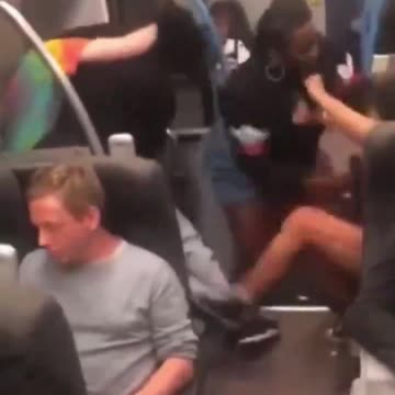 community enrich a train in London with black excellence by attacking white passengers.