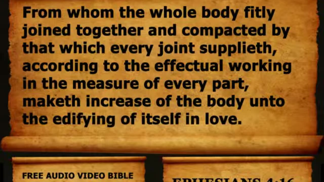 Bible Book 49. Ephesians Complete 1-6, King James Version (KJV) Read Along Bible