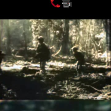 US Troops Attach a Field Telephone to a Sherman - COLOURIZED Footage 🇺🇸📞🎥