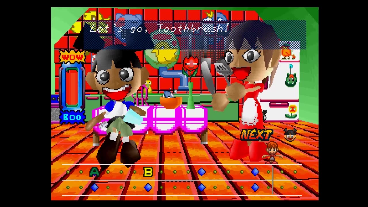 English Jung Rhythm (Saturn) Sega's PaRappa the RapperRhythm?