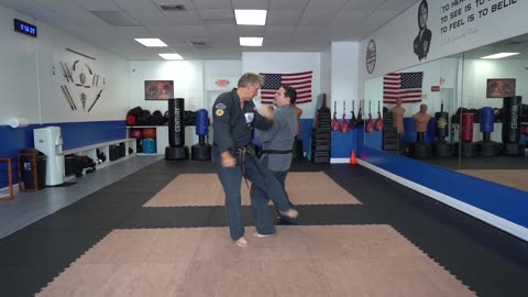 An example of the American Kenpo technique Unfolding the Dark