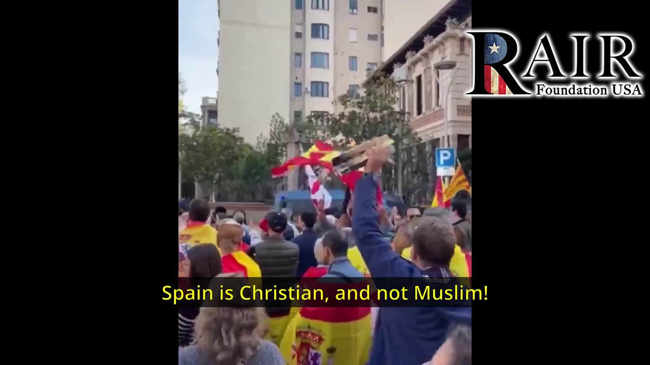 Spain is CHriatian and NOT Muslim chant