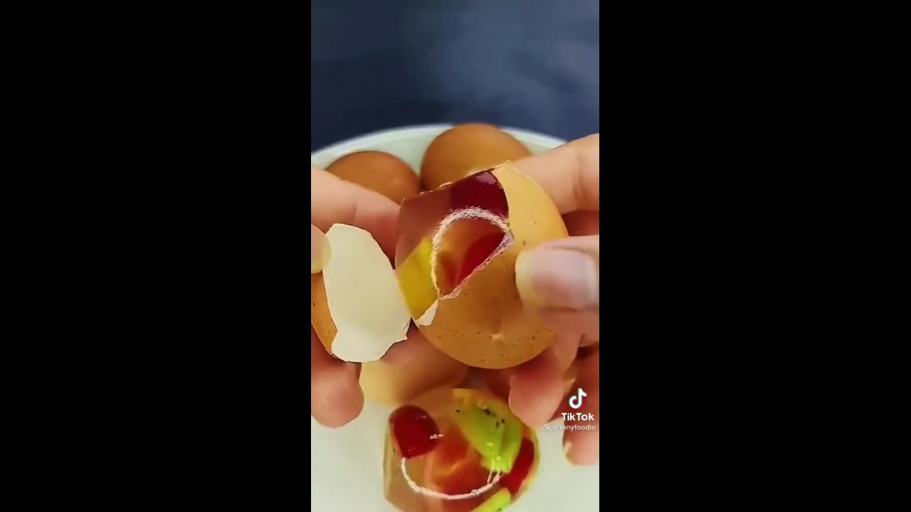 jelly dessert with egg