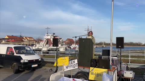 Wolgast: Redebeitrag von Jana 12-04-2022