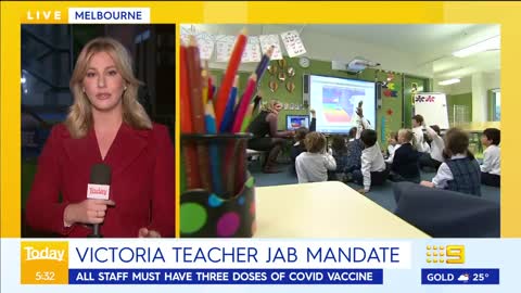 Another 2500 Aussie teachers in Victoria to be sacked this week if they refuse to be injected 3 times!