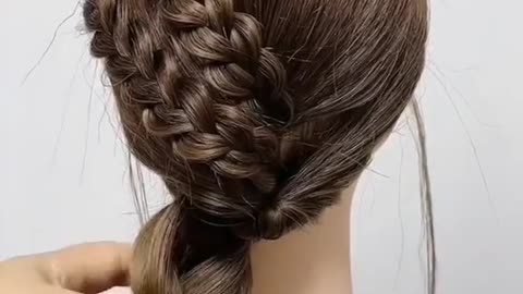 Beautiful hairstyles for wedding, parties