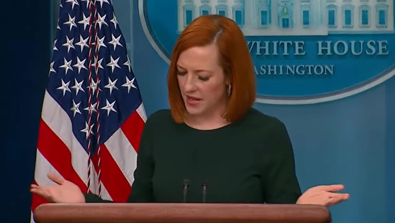 Psaki: "What additional permits do they need? ... I don't think they need an embroidered invitation to drill"