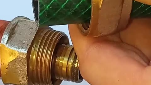 Remember this plumbers trick. How to connect a hose to a large pipe_