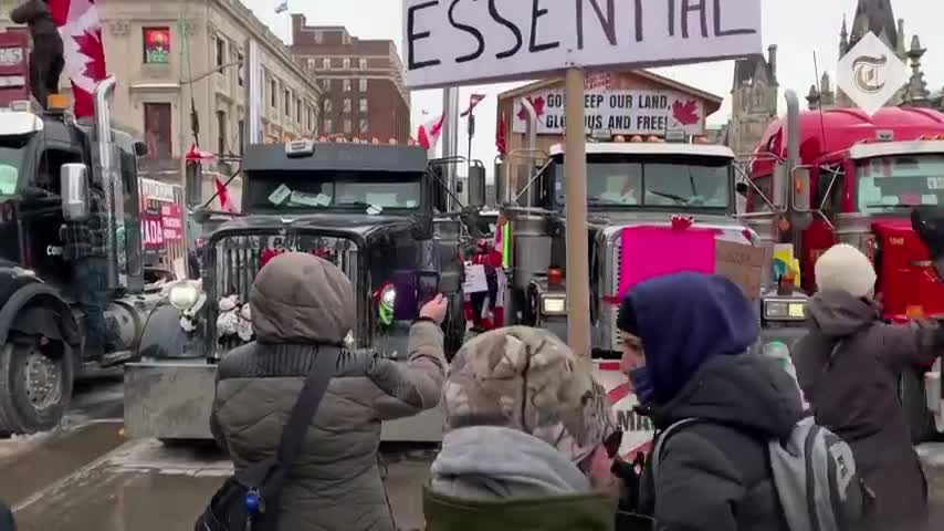 Canada: Ottawa declares state of emergency as truckers blare horns against Covid-10 restrictions