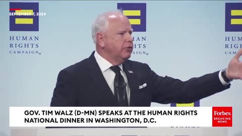 'That Now Belongs With Us': Tim Walz Celebrates Dems Taking Back Freedom, Family Values & Patriotism