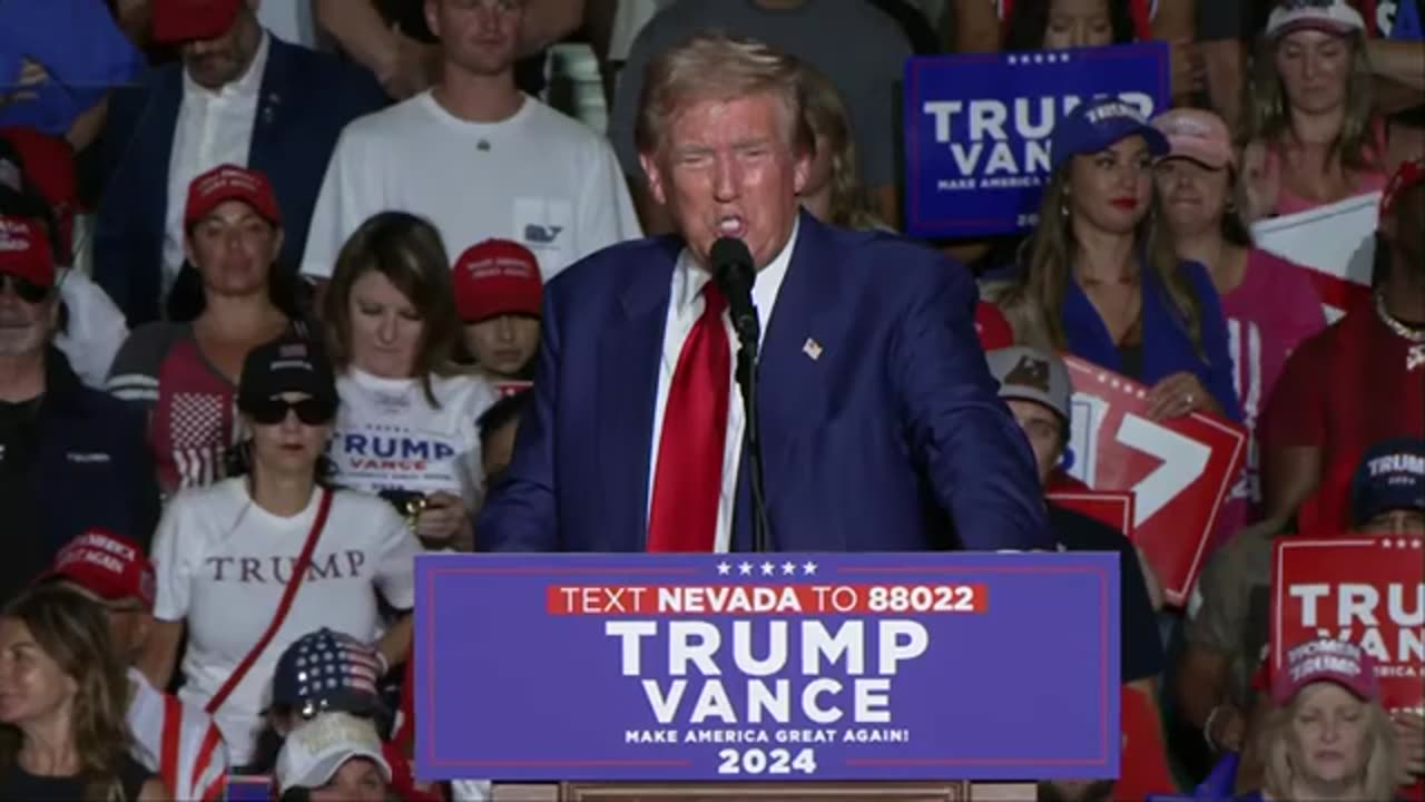 Trump calls out Kamala Harris during Las Vegas campaign rally: She reminded me of ‘sleepy Joe’