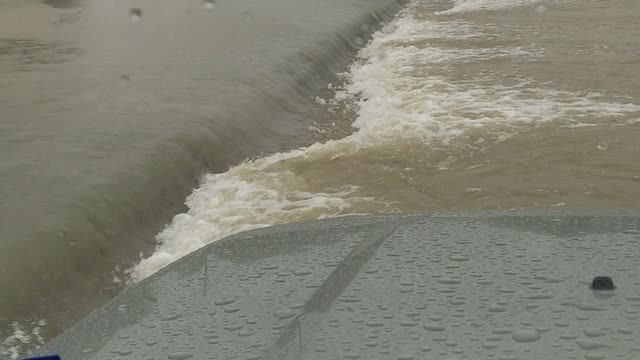 Hurricane Harvey Flooded Roads