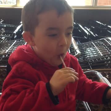 Little Boy Hides Lollipop In Pants And Eats It