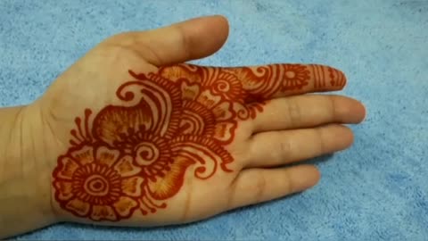 Beautiful stain of henna | temporary tattoo art