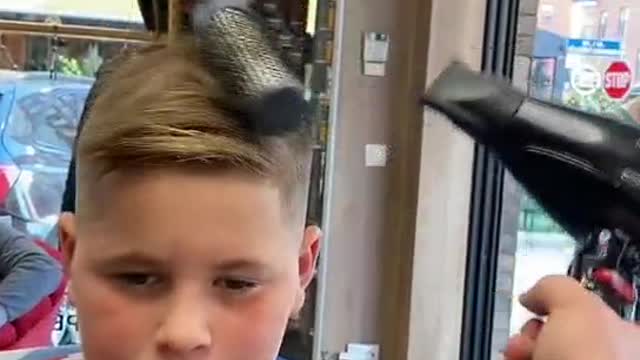 This hairstyle is different.