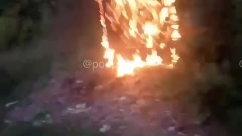 Partisans burned another relay cabinet to disrupt transportation of Ukrainian soldiers and supplies