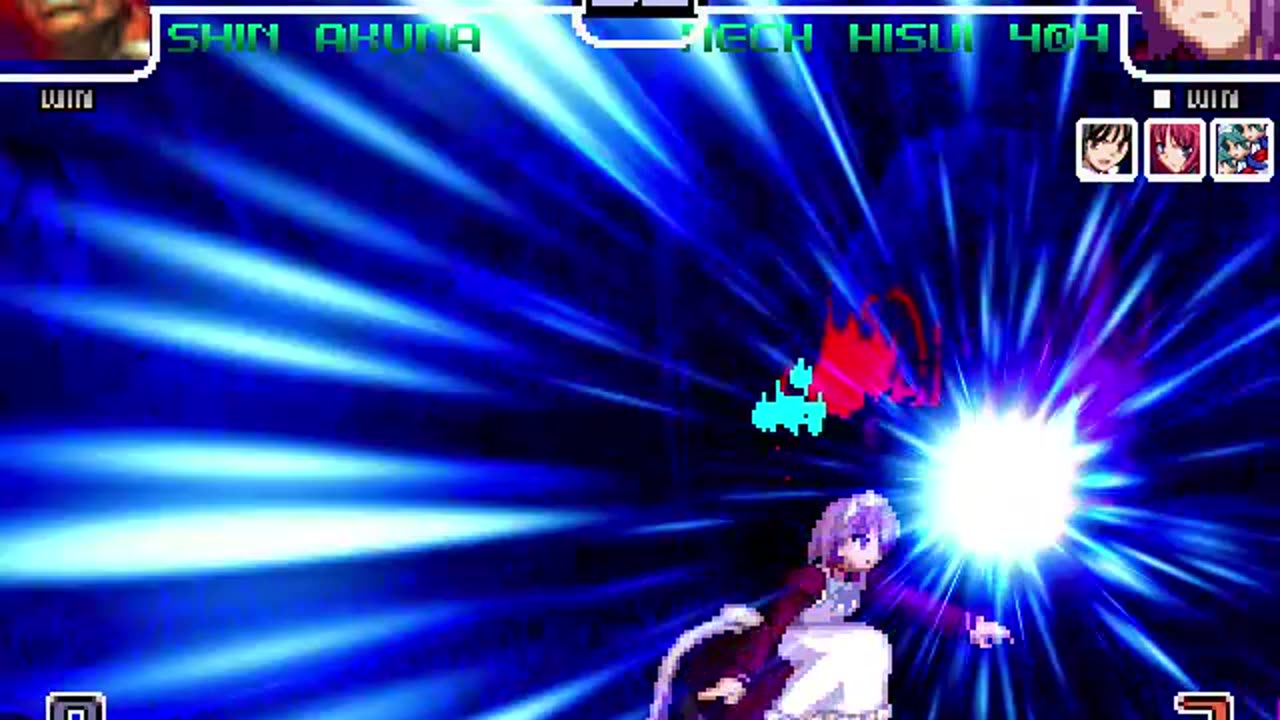 Hisui, Kohaku, and Mech Hisui (Me) vs Shin Akuma