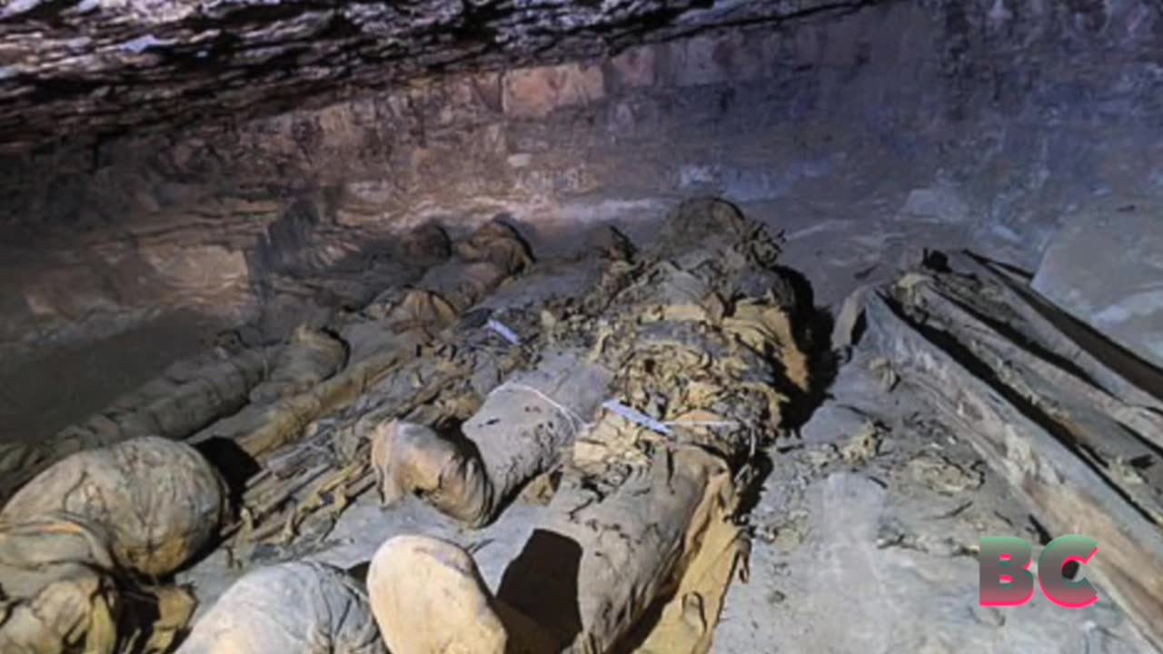 Hidden ‘City of the Dead’ with more than 300 tombs that contain mummified families is found in Egypt