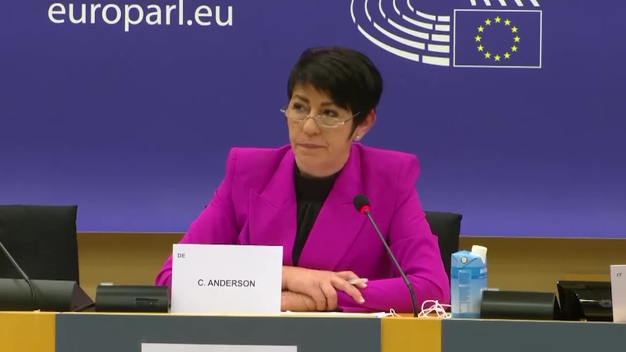 MEP Christine Anderson; the test balloon.