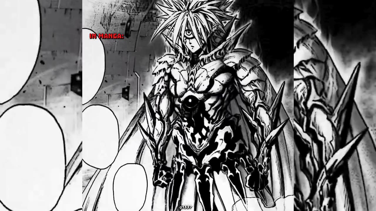 Boros In The Webcomic vs Manga | #onepunchman