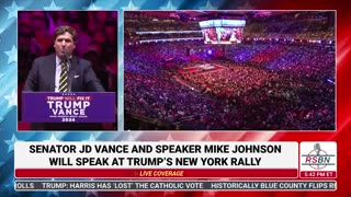 Tucker Carlson Delivers Remarks at Madison Square Garden