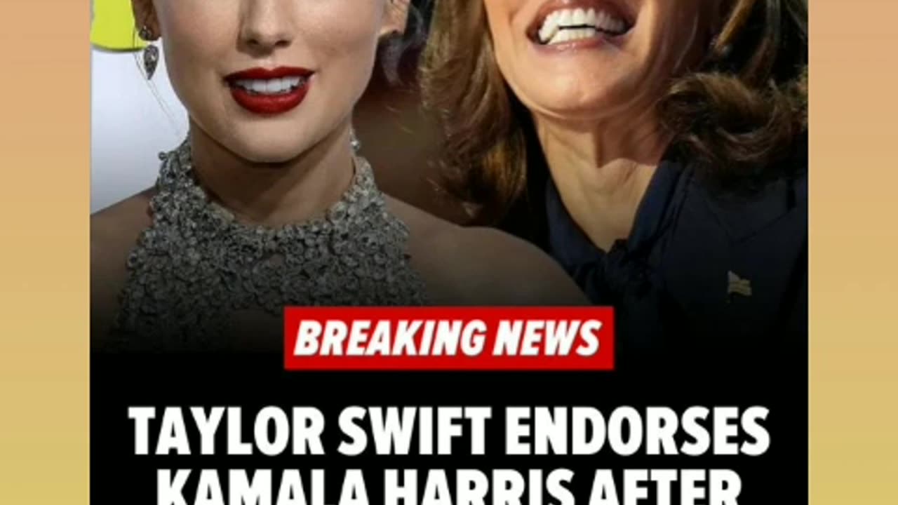 Taylor swift endorsed lying 🤥 hyena harris who cares trump2024 all the way 9/11/24