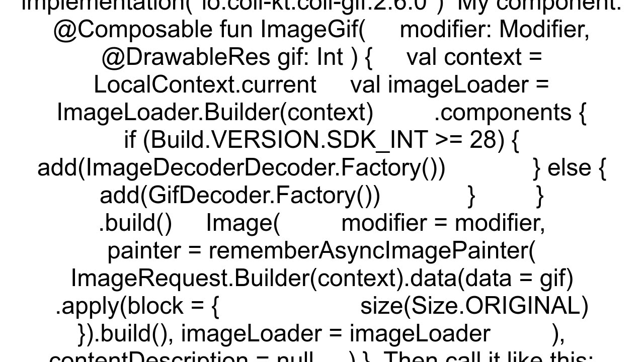Is it possible to display animated gif in jetpack