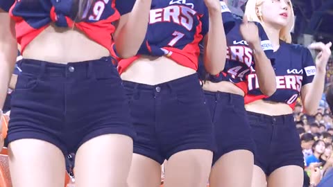 칼각 4인 _삐끼삐끼_ 김한나_ 정가예_ 박성은_ 유세빈 치어리더