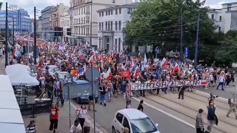 Poland Lockdown Protests Aug. 7, 2021