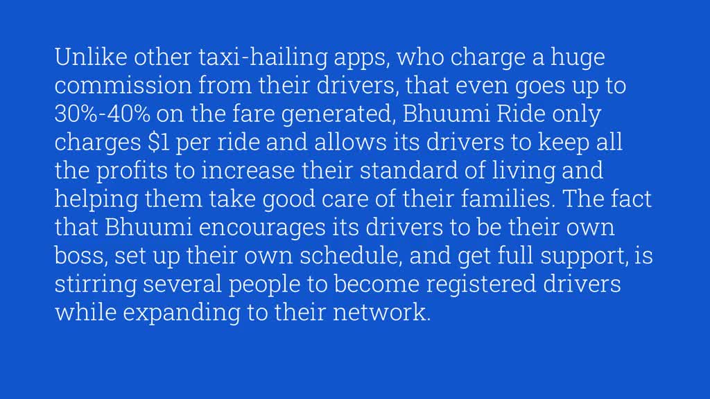 Bhuumi Ride giving tough competition to other taxi-hailing apps in South Carolina