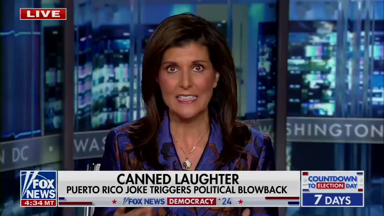 Nikki Haley: Trump has cyber flies attacking Harris on social media, and there are MSG speakers