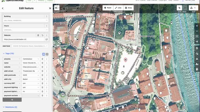 How to create an entry on OpenStreetMap.