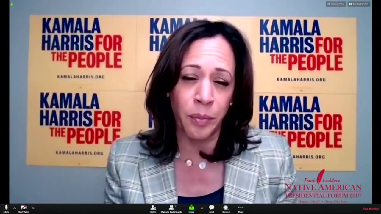 FLASHBACK to Kamala in 2019 We must acknowledge that the government of the Us stole land