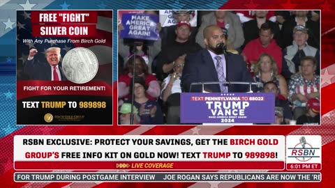 FULL SPEECH: Tim Ramos Delivers Remarks in Allentown, PA - 10/29/24