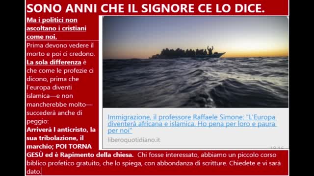 L'Europa diventera' africana e islamica!!