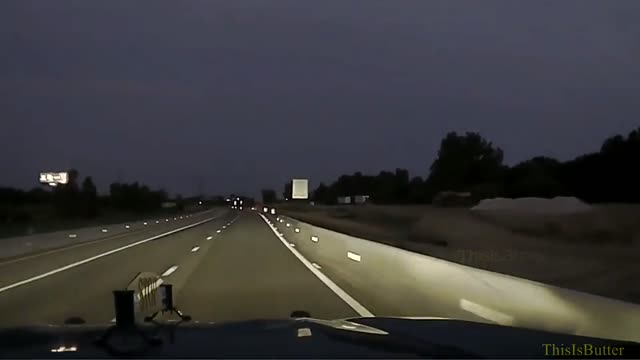 Speeding driver loses control, goes airborne in Michigan construction zone